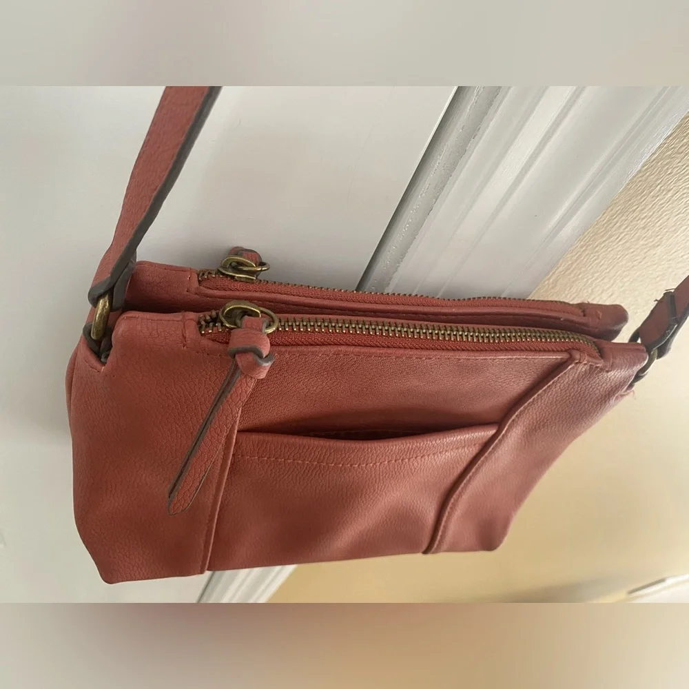 Sonoma Crossbody Purse Rust Red/Brown NWOT - Picture 11 of 16